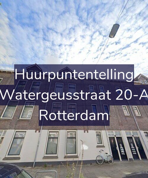 Foto gevel Huurpuntentelling voor Watergeusstraat 20-A, Rotterdam