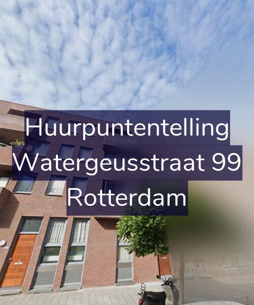 Foto gevel Huurpuntentelling voor Watergeusstraat 99, Rotterdam