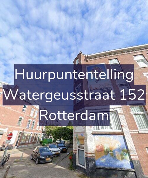 Foto gevel Huurpuntentelling voor Watergeusstraat 152, Rotterdam