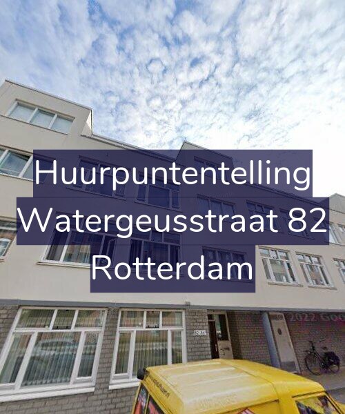 Foto gevel Huurpuntentelling voor Watergeusstraat 82, Rotterdam