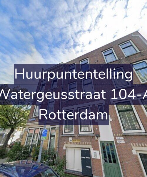 Foto gevel Huurpuntentelling voor Watergeusstraat 104-A, Rotterdam