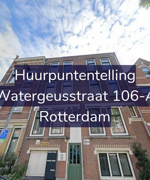 Foto gevel Huurpuntentelling voor Watergeusstraat 106-A, Rotterdam