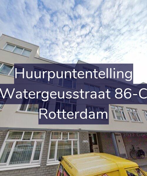 Foto gevel Huurpuntentelling voor Watergeusstraat 86-C, Rotterdam