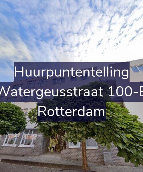 Foto gevel Huurpuntentelling voor Watergeusstraat 100-B, Rotterdam