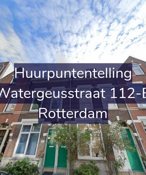 Foto gevel Huurpuntentelling voor Watergeusstraat 112-B, Rotterdam