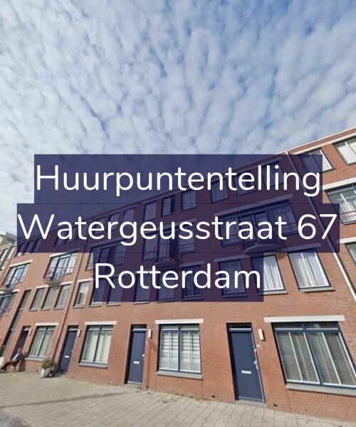Foto gevel Huurpuntentelling voor Watergeusstraat 67, Rotterdam