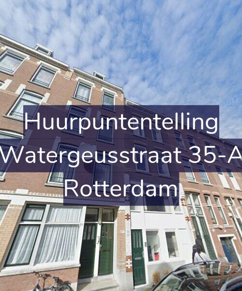 Foto gevel Huurpuntentelling voor Watergeusstraat 35-A, Rotterdam