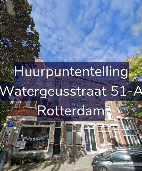 Foto gevel Huurpuntentelling voor Watergeusstraat 51-A, Rotterdam