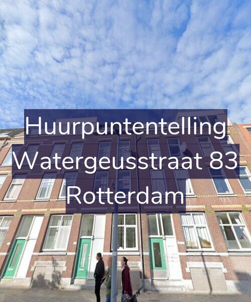 Foto gevel Huurpuntentelling voor Watergeusstraat 83, Rotterdam