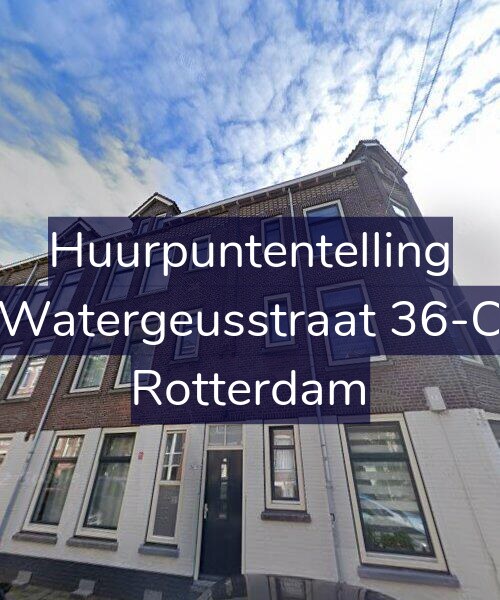 Foto gevel Huurpuntentelling voor Watergeusstraat 36-C, Rotterdam