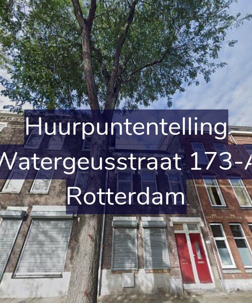 Foto gevel Huurpuntentelling voor Watergeusstraat 173-A, Rotterdam