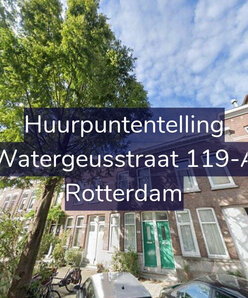 Foto gevel Huurpuntentelling voor Watergeusstraat 119-A, Rotterdam