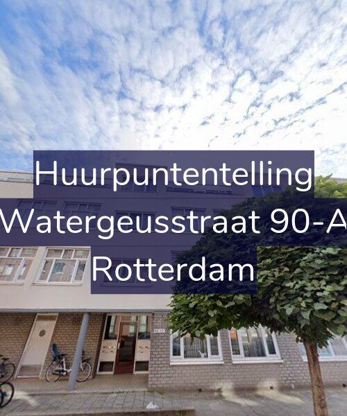 Foto gevel Huurpuntentelling voor Watergeusstraat 90-A, Rotterdam