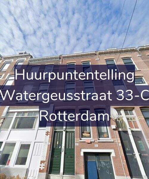 Foto gevel Huurpuntentelling voor Watergeusstraat 33-C, Rotterdam