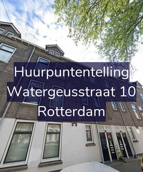 Foto gevel Huurpuntentelling voor Watergeusstraat 10, Rotterdam