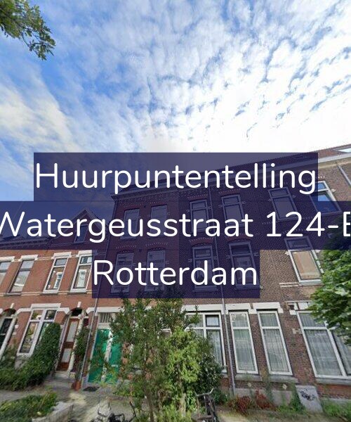 Foto gevel Huurpuntentelling voor Watergeusstraat 124-B, Rotterdam