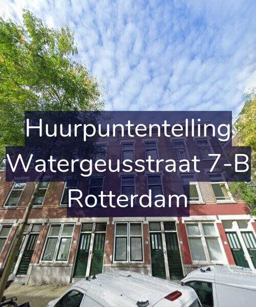 Foto gevel Huurpuntentelling voor Watergeusstraat 7-B, Rotterdam