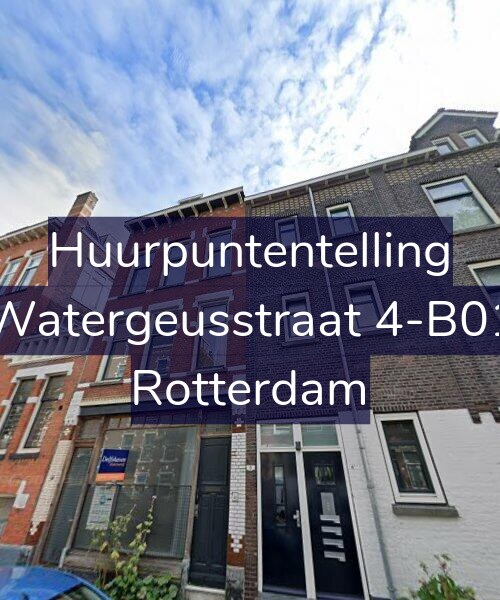 Foto gevel Huurpuntentelling voor Watergeusstraat 4-B01, Rotterdam