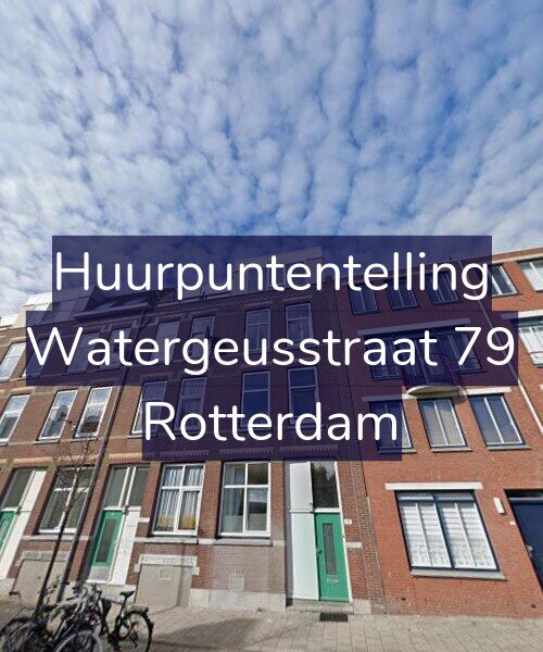 Foto gevel Huurpuntentelling voor Watergeusstraat 79, Rotterdam