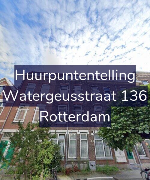 Foto gevel Huurpuntentelling voor Watergeusstraat 136, Rotterdam