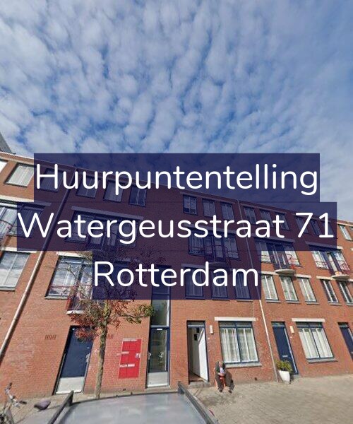 Foto gevel Huurpuntentelling voor Watergeusstraat 71, Rotterdam