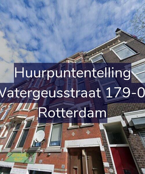 Foto gevel Huurpuntentelling voor Watergeusstraat 179-02, Rotterdam