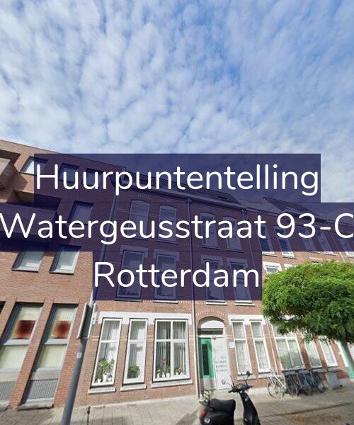 Foto gevel Huurpuntentelling voor Watergeusstraat 93-C, Rotterdam