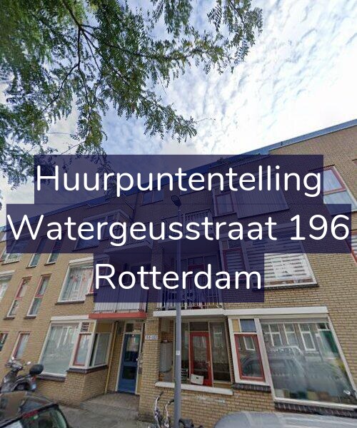 Foto gevel Huurpuntentelling voor Watergeusstraat 196, Rotterdam