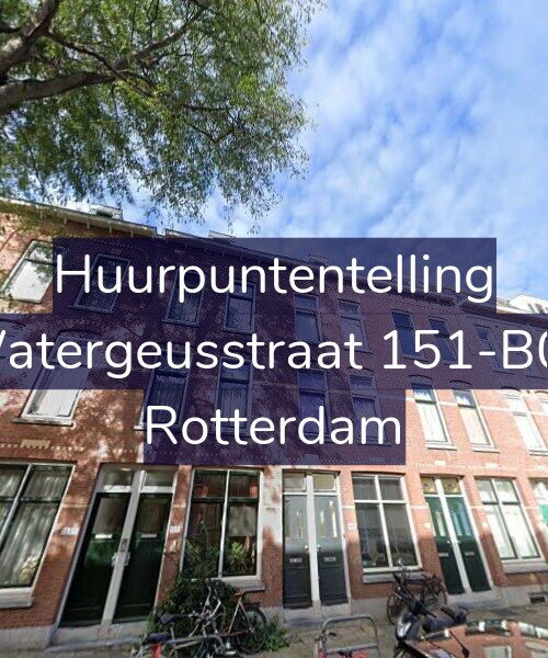 Foto gevel Huurpuntentelling voor Watergeusstraat 151-B02, Rotterdam