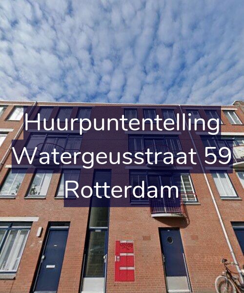 Foto gevel Huurpuntentelling voor Watergeusstraat 59, Rotterdam