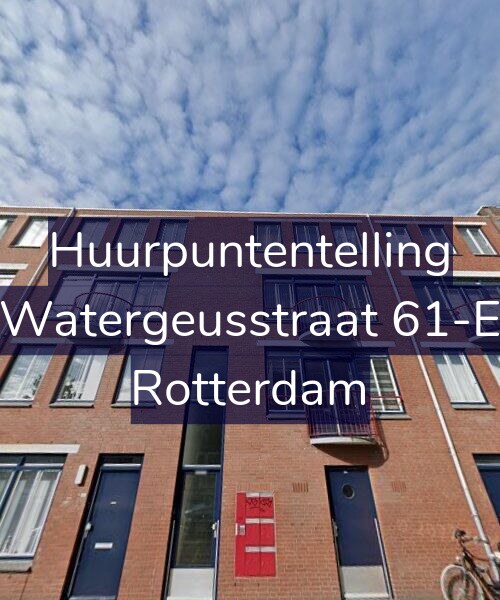 Foto gevel Huurpuntentelling voor Watergeusstraat 61-E, Rotterdam