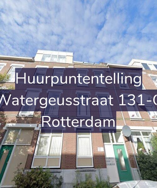 Foto gevel Huurpuntentelling voor Watergeusstraat 131-C, Rotterdam