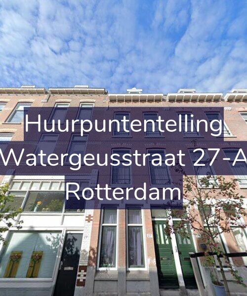 Foto gevel Huurpuntentelling voor Watergeusstraat 27-A, Rotterdam