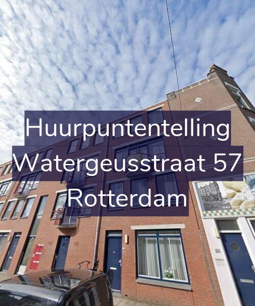 Foto gevel Huurpuntentelling voor Watergeusstraat 57, Rotterdam