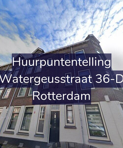 Foto gevel Huurpuntentelling voor Watergeusstraat 36-D, Rotterdam