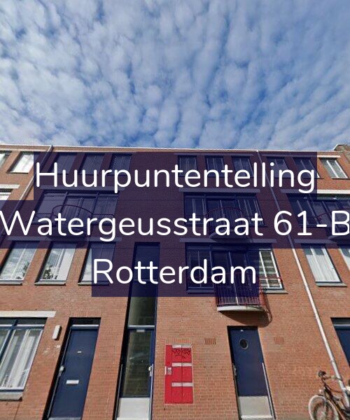Foto gevel Huurpuntentelling voor Watergeusstraat 61-B, Rotterdam