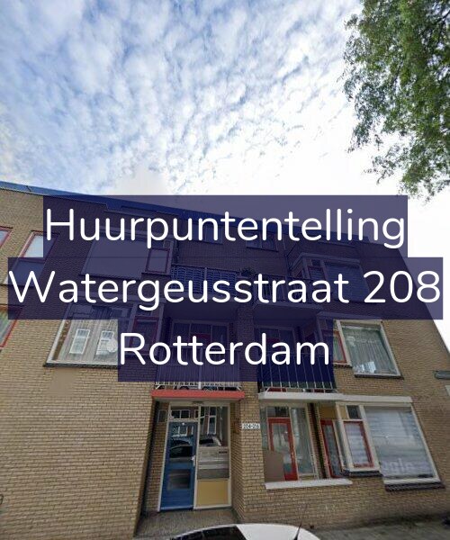 Foto gevel Huurpuntentelling voor Watergeusstraat 208, Rotterdam