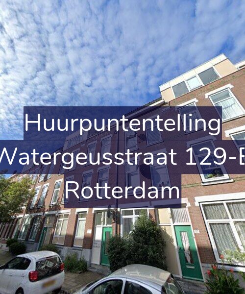 Foto gevel Huurpuntentelling voor Watergeusstraat 129-B, Rotterdam