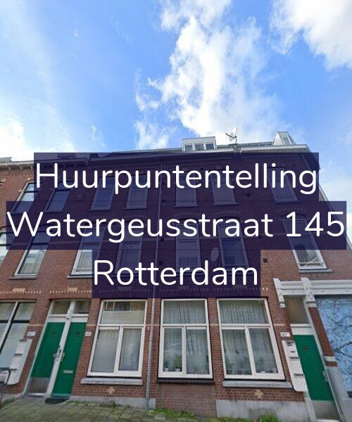 Foto gevel Huurpuntentelling voor Watergeusstraat 145, Rotterdam