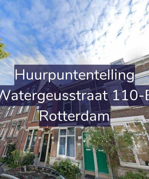 Foto gevel Huurpuntentelling voor Watergeusstraat 110-B, Rotterdam