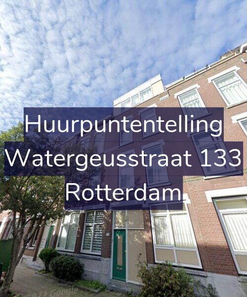 Foto gevel Huurpuntentelling voor Watergeusstraat 133, Rotterdam