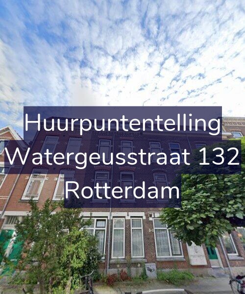 Foto gevel Huurpuntentelling voor Watergeusstraat 132, Rotterdam