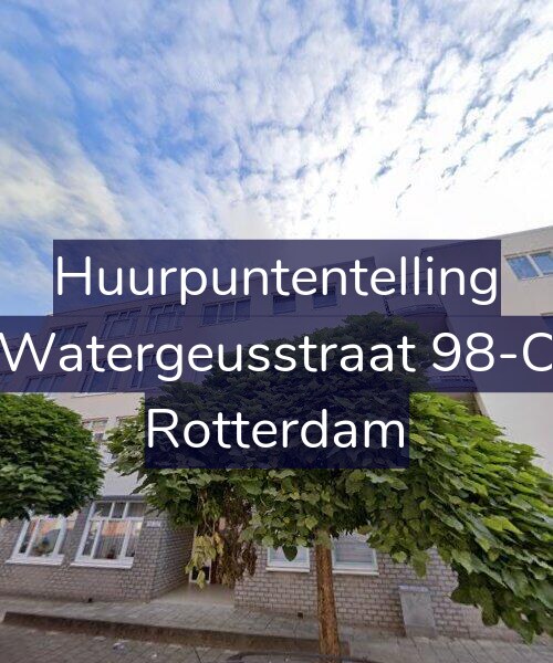 Foto gevel Huurpuntentelling voor Watergeusstraat 98-C, Rotterdam