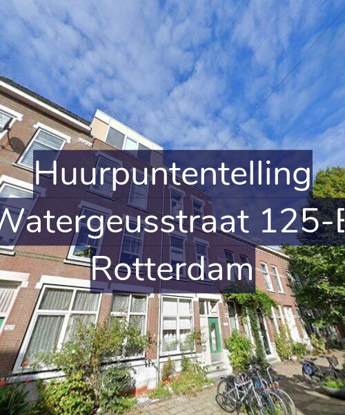 Foto gevel Huurpuntentelling voor Watergeusstraat 125-B, Rotterdam