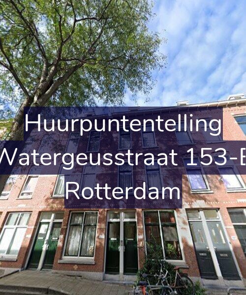 Foto gevel Huurpuntentelling voor Watergeusstraat 153-B, Rotterdam