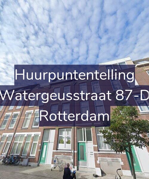 Foto gevel Huurpuntentelling voor Watergeusstraat 87-D, Rotterdam
