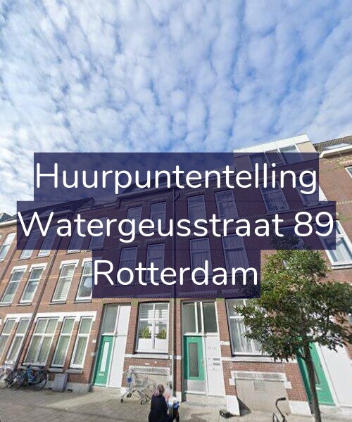 Foto gevel Huurpuntentelling voor Watergeusstraat 89, Rotterdam