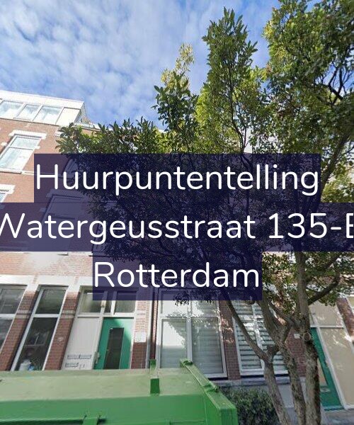 Foto gevel Huurpuntentelling voor Watergeusstraat 135-B, Rotterdam