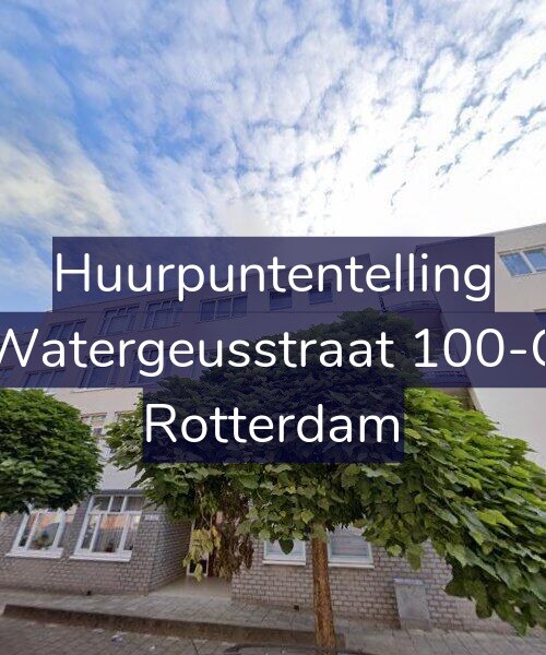 Foto gevel Huurpuntentelling voor Watergeusstraat 100-C, Rotterdam