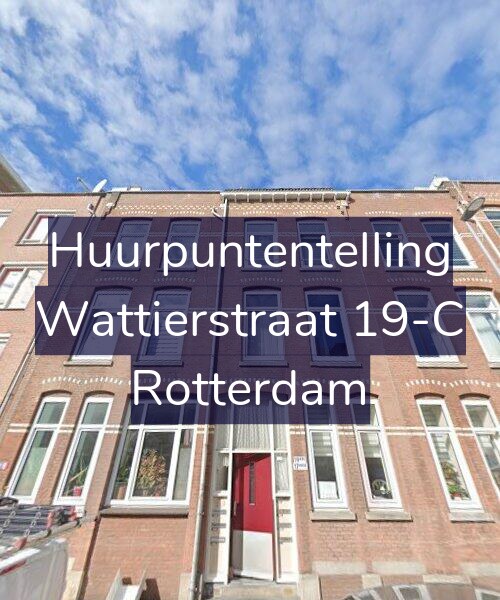 Foto gevel Huurpuntentelling voor Wattierstraat 19-C, Rotterdam